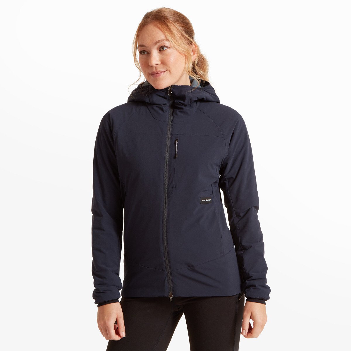 Womens Elevate Primaloft Bio Insulated Hoodie - Sky Captain