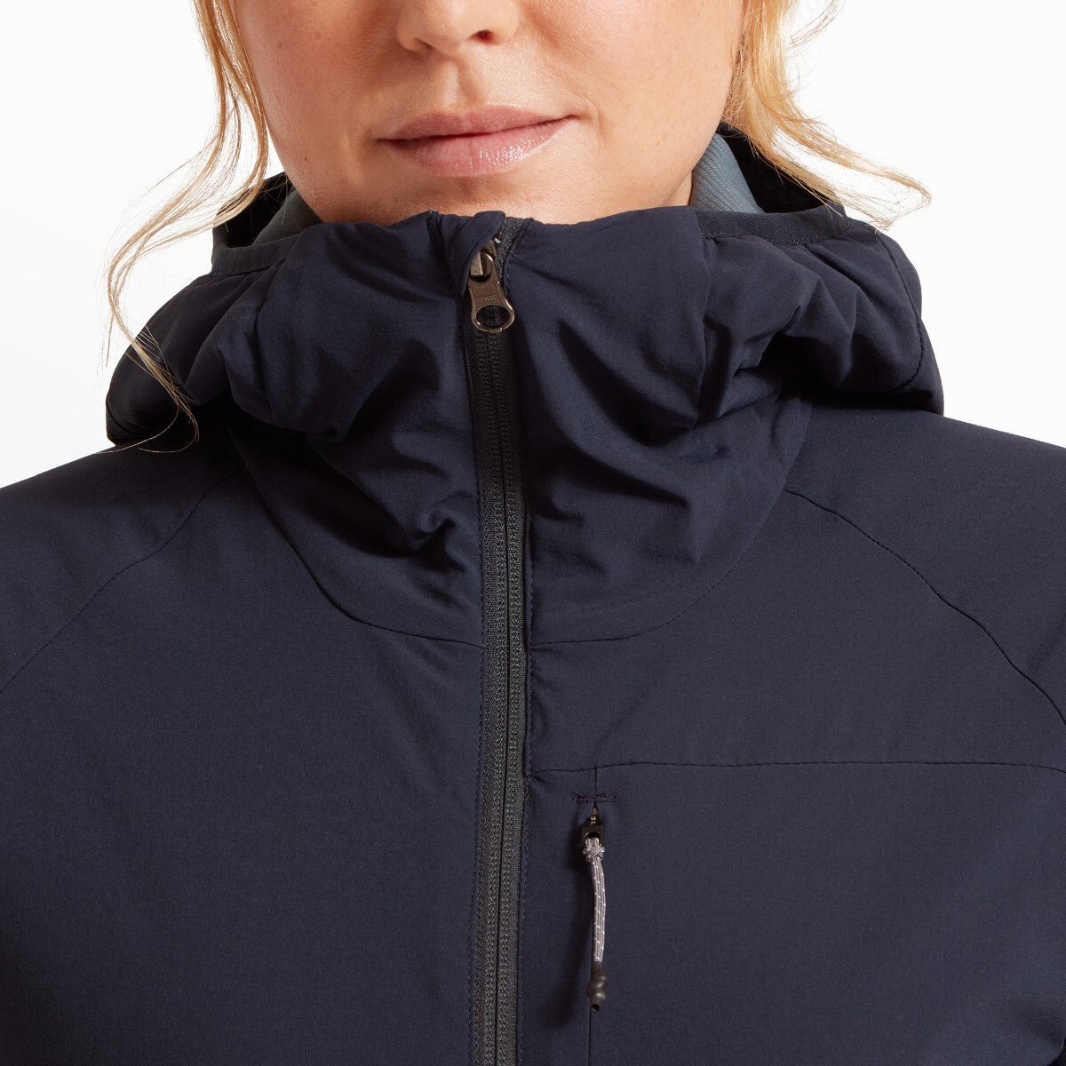 Womens Elevate Primaloft Bio Insulated Hoodie - Sky Captain