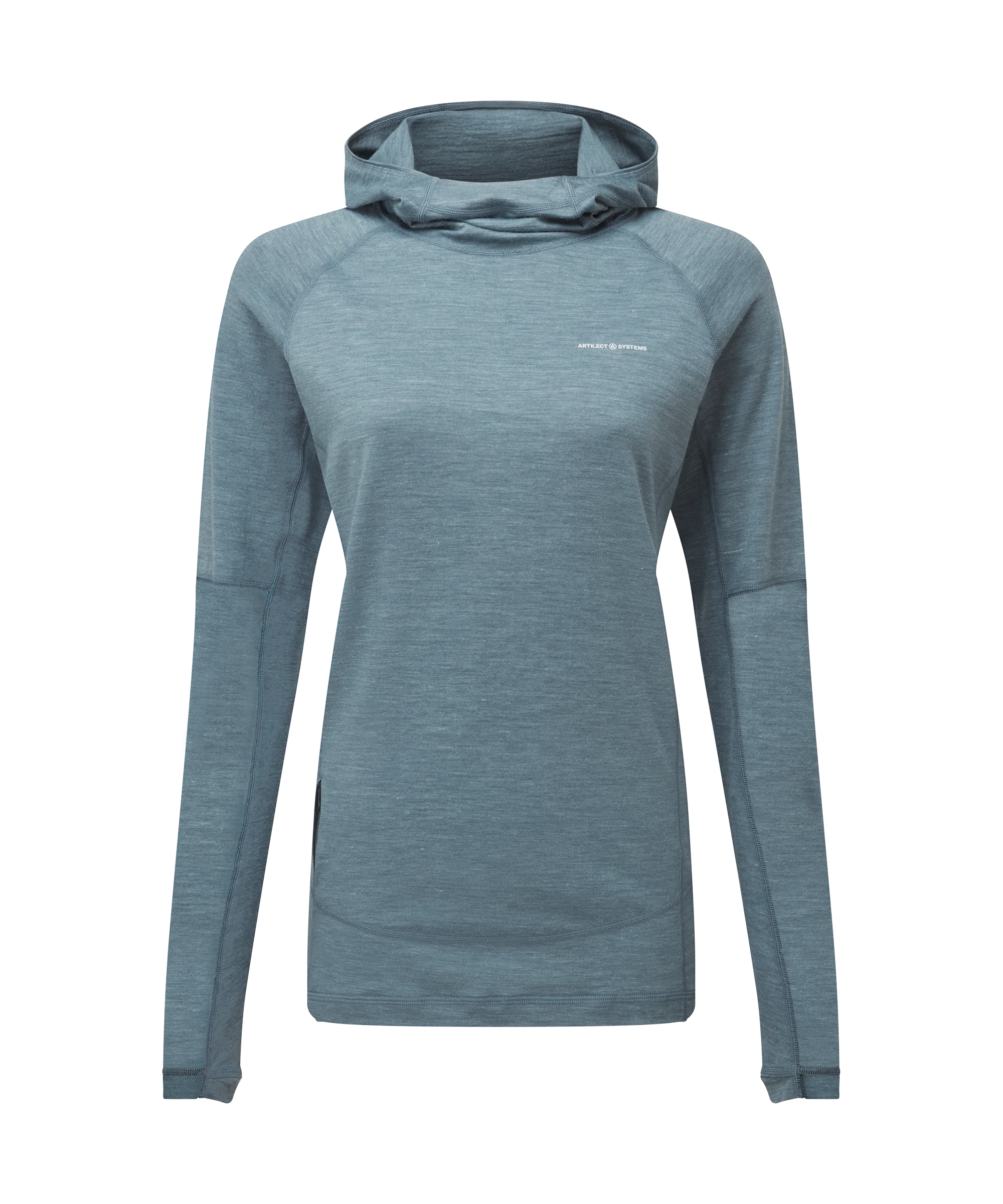 Womens Exposure Hoodie - Storm Blue