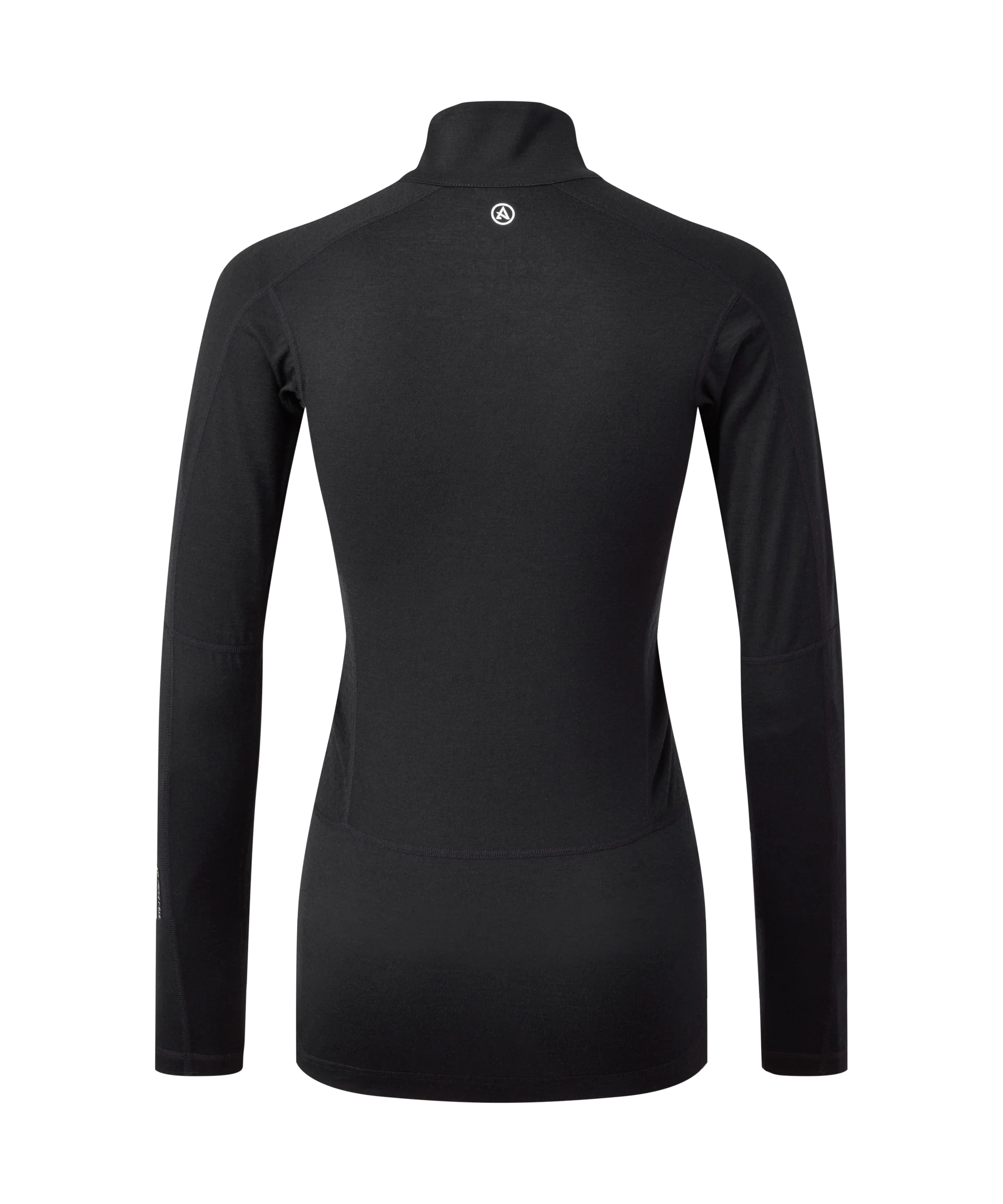 Womens Flatiron 185 Quarter Zip Top - Black