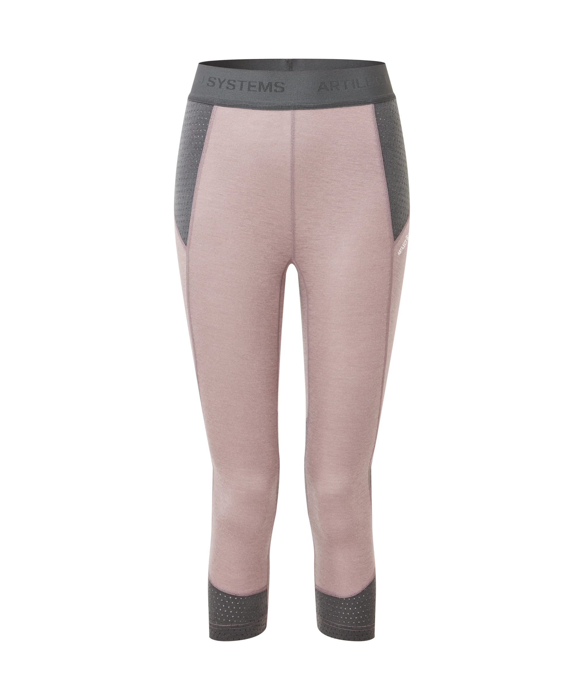 Womens Goldhill 125 Zoned 3/4 Legging - Twilight Mauve/Ash