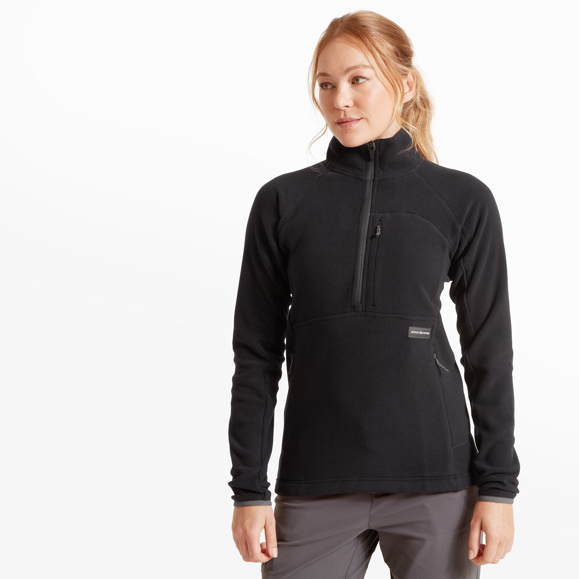 Womens Halfmoon Bio Pullover - Black