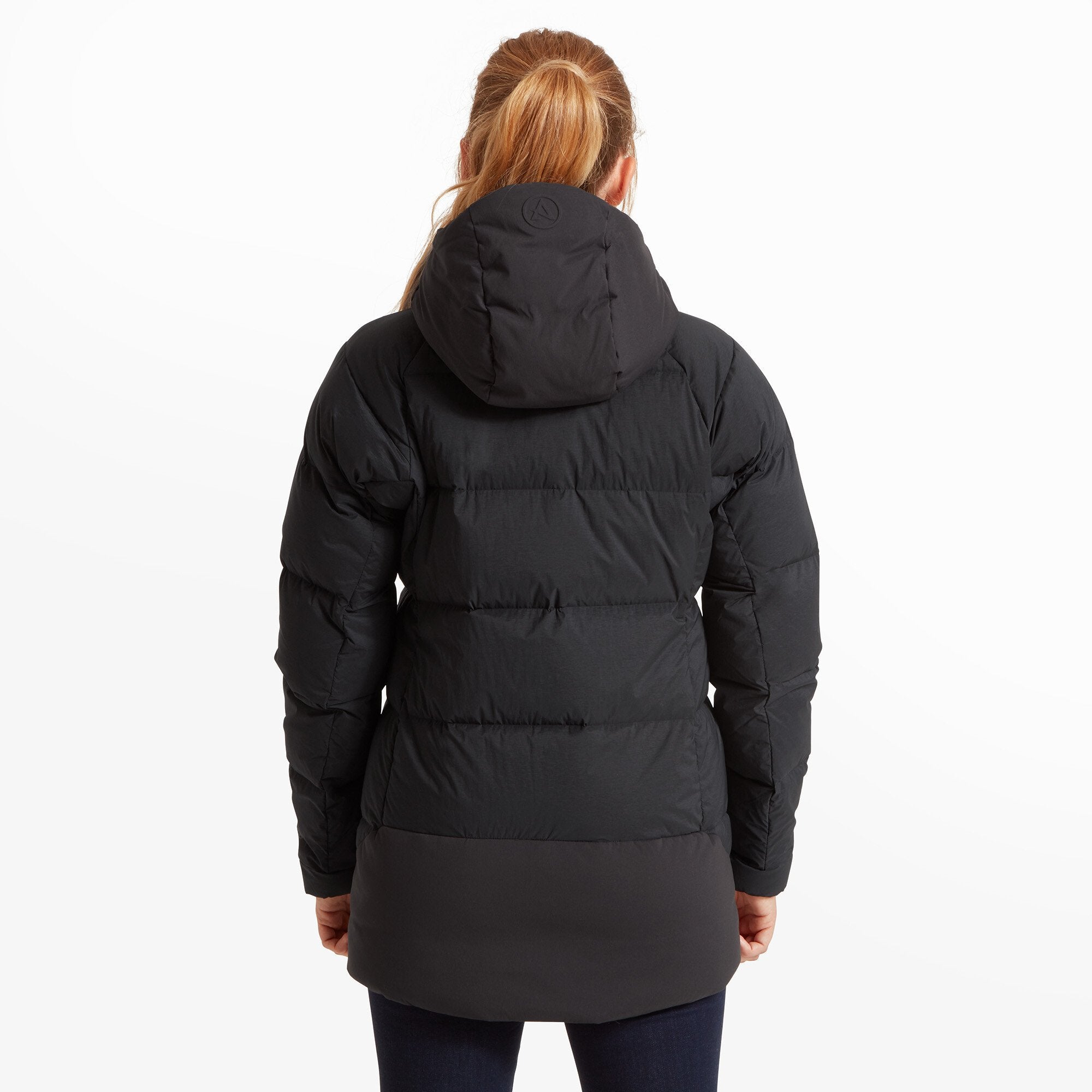 Womens High AF Down Stretch Parka - Black