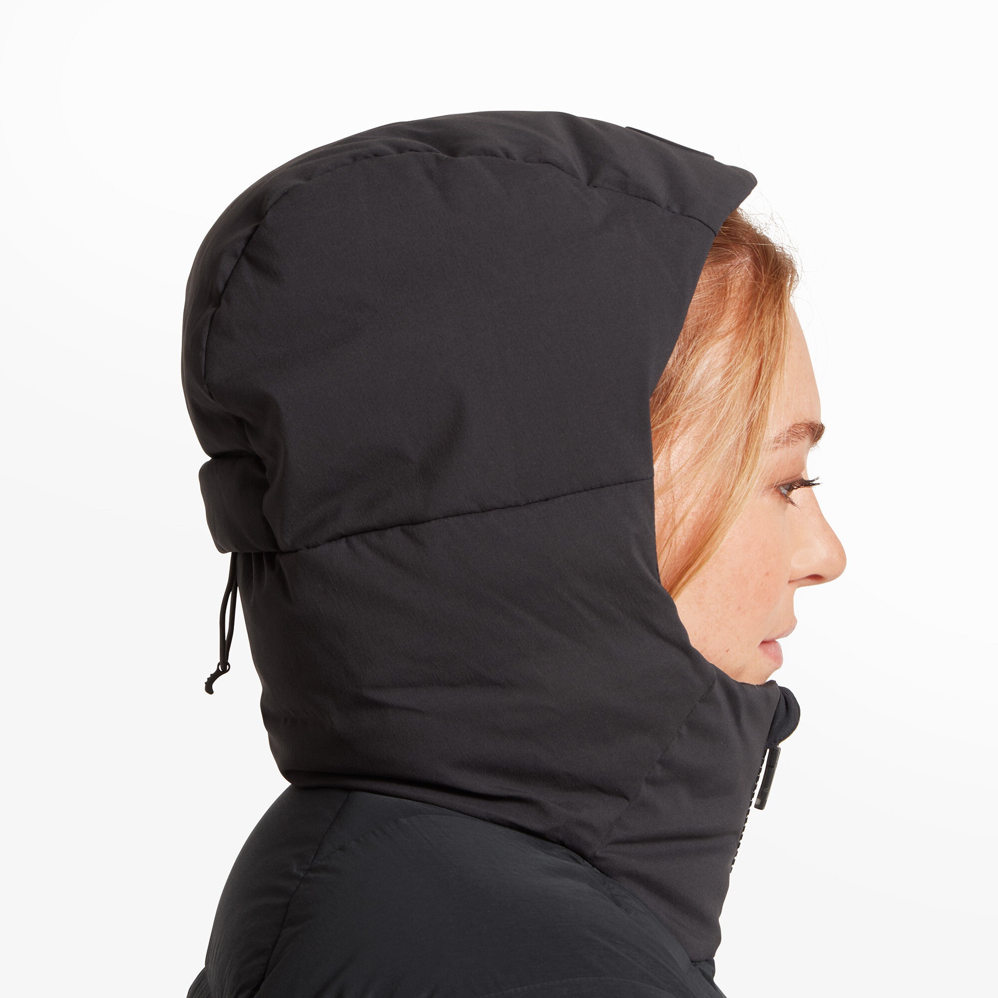 Womens High AF Down Stretch Parka - Black