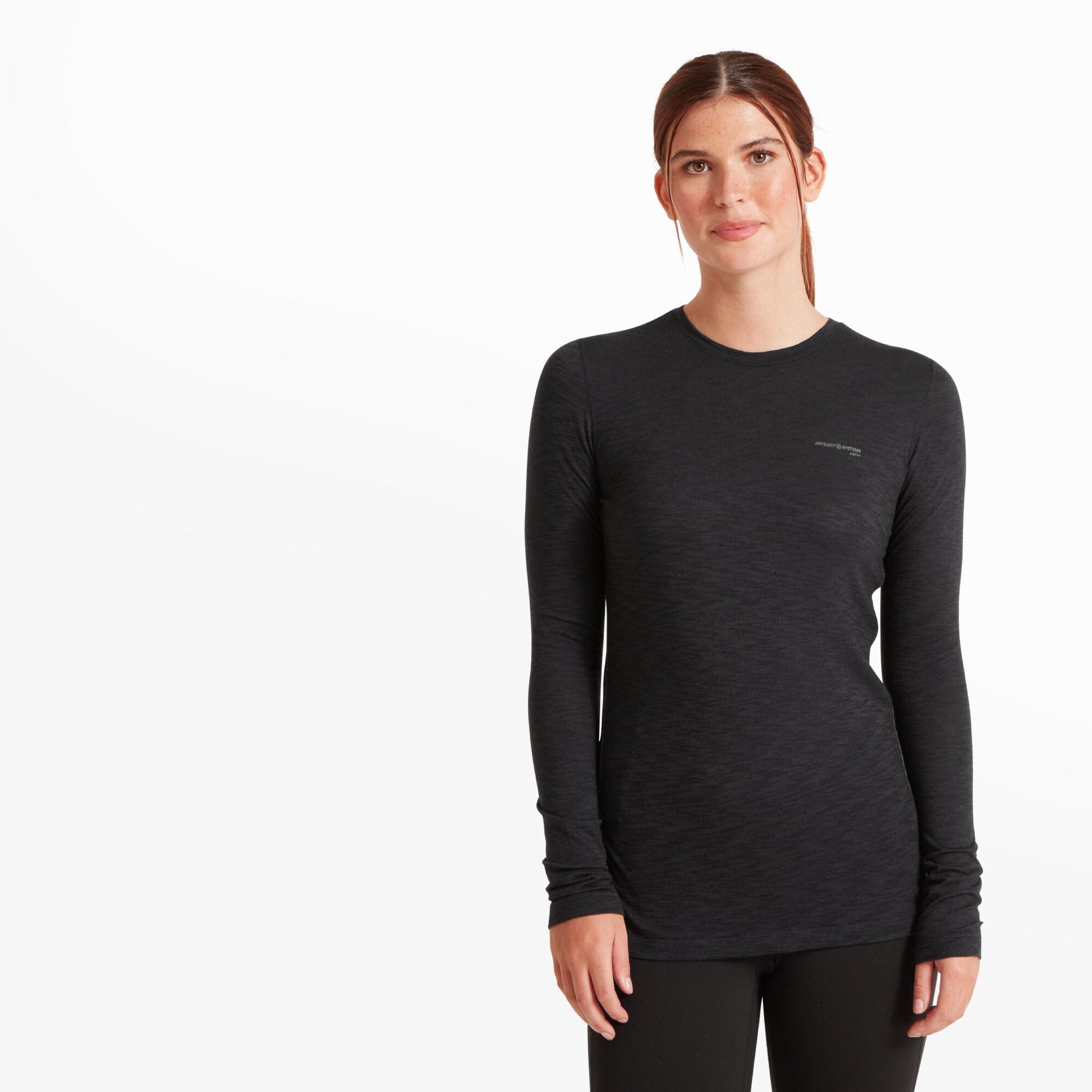 Womens Sprint Long Sleeve Tee - Black