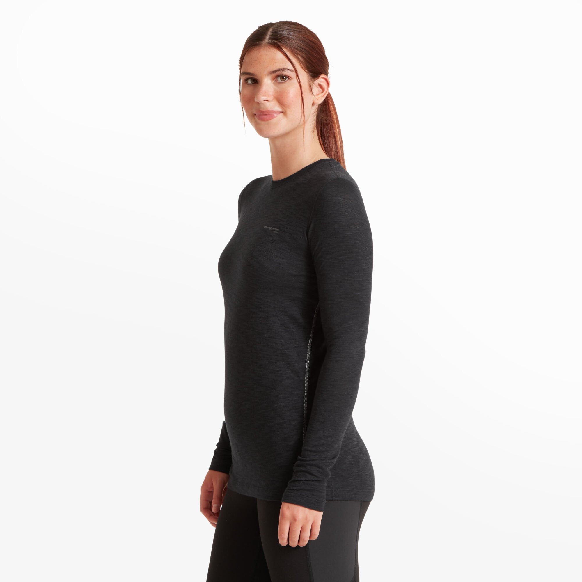 Womens Sprint Long Sleeve Tee - Black