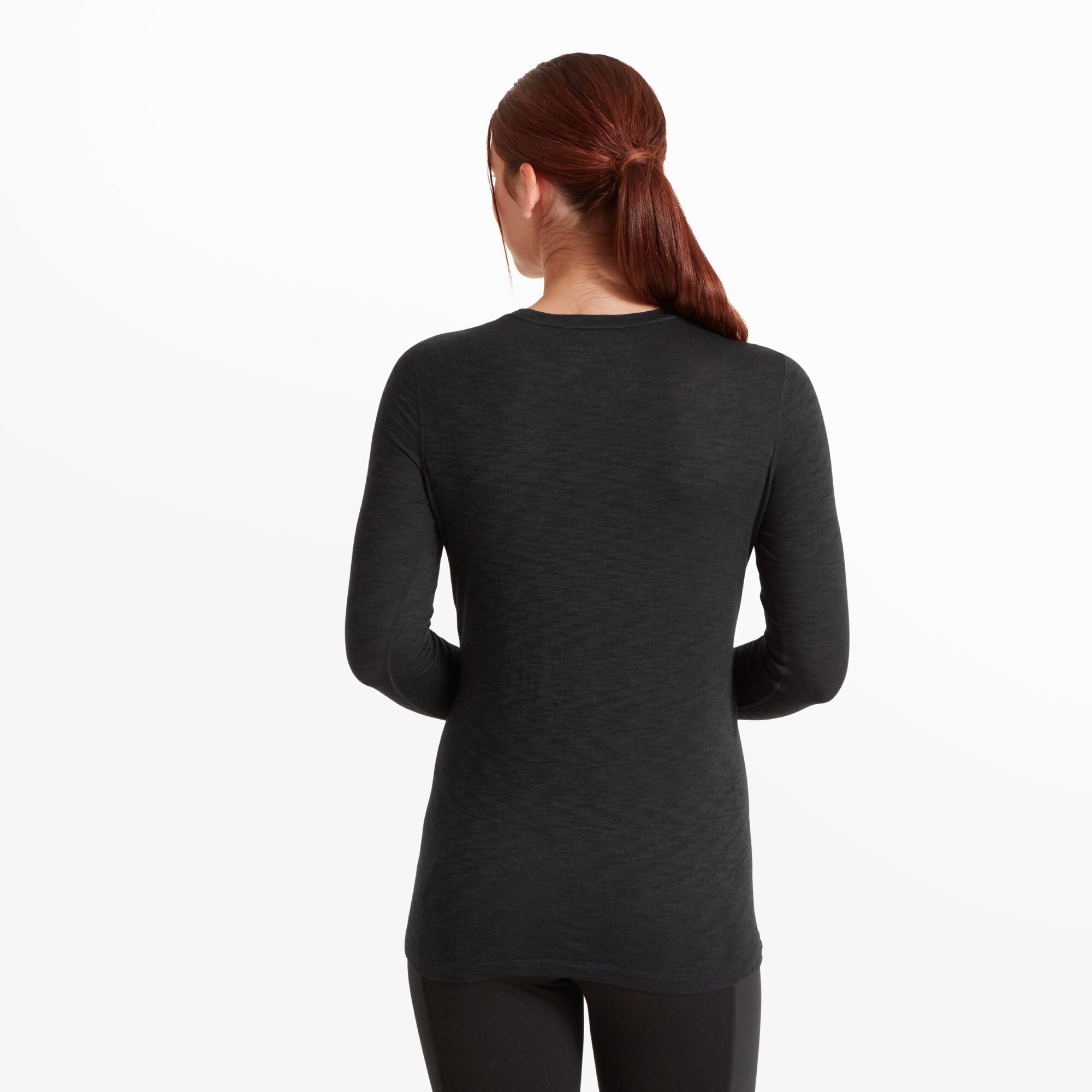 Womens Sprint Long Sleeve Tee - Black