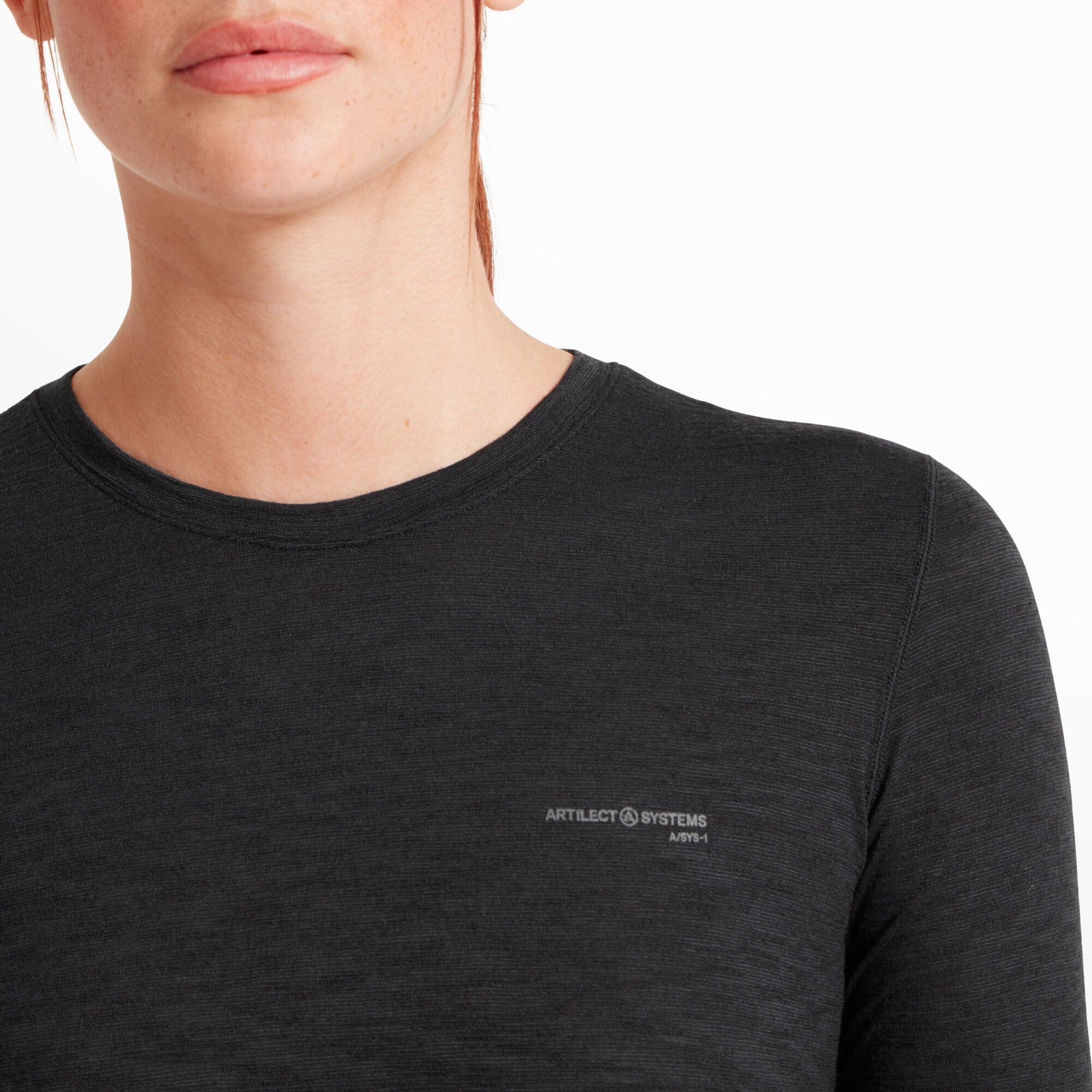 Womens Sprint Long Sleeve Tee - Black